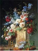 unknow artist Floral, beautiful classical still life of flowers.044 oil on canvas